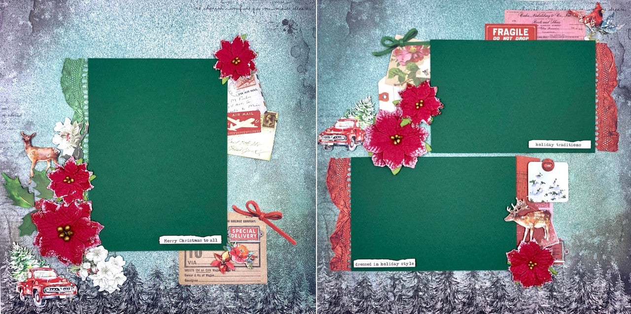 Holiday Traditions 2-Page Layout (Virtual Class 54)